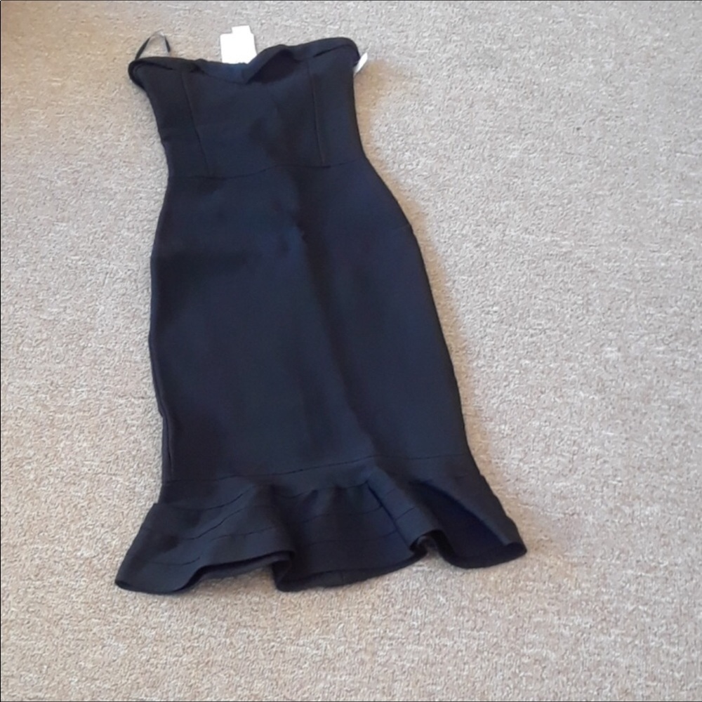🔥🔥🔥HOST PIC🔥🔥🔥 Meilun Strapless Bodycon Dress